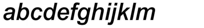 Arial MT Medium Italic Font LOWERCASE