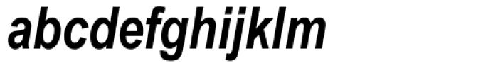 Arial Narrow OS Bold Italic Font LOWERCASE