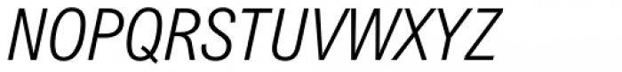 Arial Nova Condensed Light Italic Font UPPERCASE