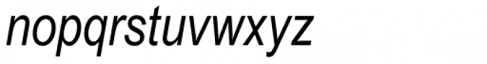 Arial Pro Cyrillic Narrow Italic Font LOWERCASE