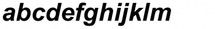 Arial Pro Greek Bold Italic Font LOWERCASE
