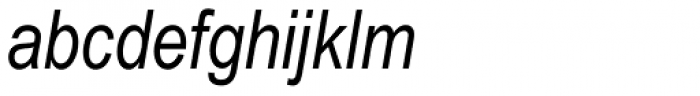 Arial Pro Greek Narrow Italic Font LOWERCASE