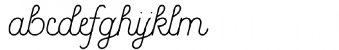 Ariana Script Regular Font LOWERCASE