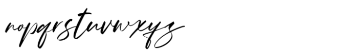 Arianthea Signature Font LOWERCASE
