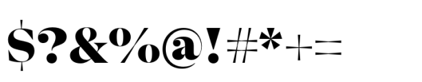 Ariata Pro Display Black Font OTHER CHARS