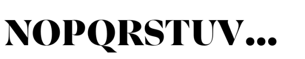 Ariata Pro Display Black Font UPPERCASE