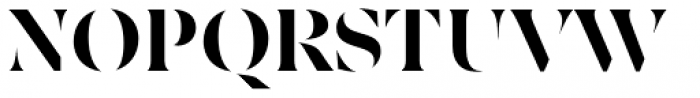 Ariata Stencil Bold Font UPPERCASE