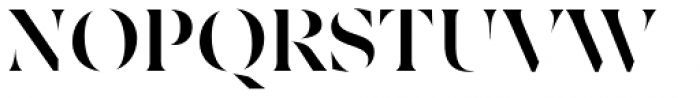 Ariata Stencil Medium Font UPPERCASE