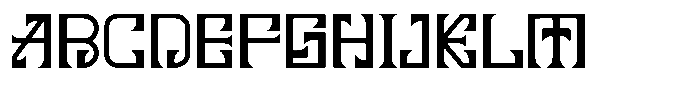 Ariav Font UPPERCASE