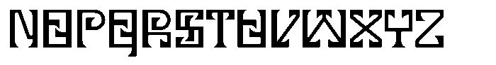 Ariav Font UPPERCASE