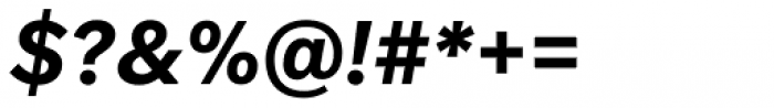 Aribau Grotesk Bold Italic Font OTHER CHARS