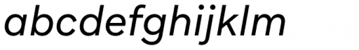 Aribau Grotesk Regular Italic Font LOWERCASE
