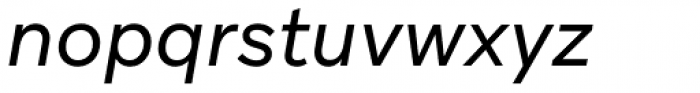 Aribau Grotesk Regular Italic Font LOWERCASE