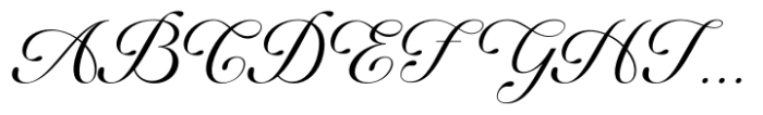 Aricena Italic Font UPPERCASE