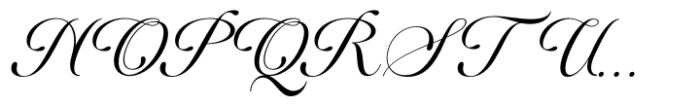Aricena Italic Font UPPERCASE