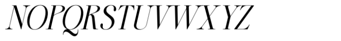 Aricena Italic Font LOWERCASE
