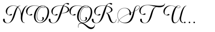 Aricena Regular Font UPPERCASE
