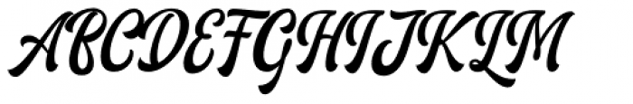 Ariestha Script Regular Font UPPERCASE