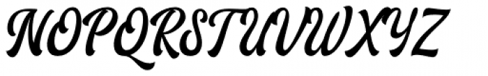 Ariestha Script Regular Font UPPERCASE