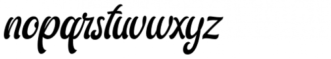 Ariestha Script Regular Font LOWERCASE