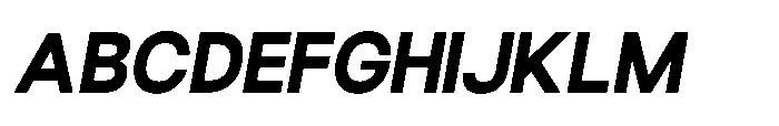 Ariex Nue Extra Bold-Italic Font UPPERCASE
