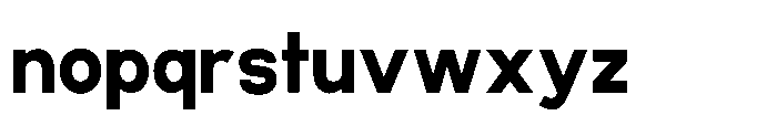 Ariex Nue Extra Bold Font LOWERCASE