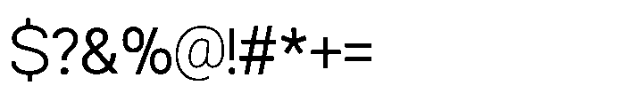 Ariex Nue Extra Light Font OTHER CHARS