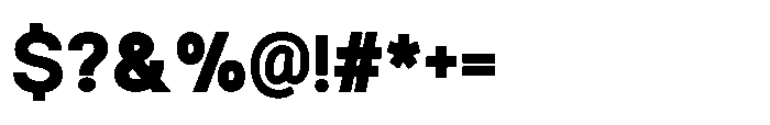 Ariex Nue Heavy Font OTHER CHARS