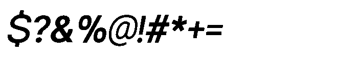 Ariex Nue Medium-Italic Font OTHER CHARS