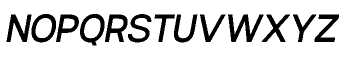 Ariex Nue Medium-Italic Font UPPERCASE
