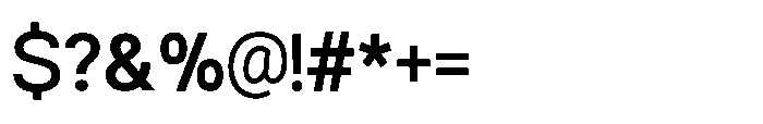 Ariex Nue Medium Font OTHER CHARS
