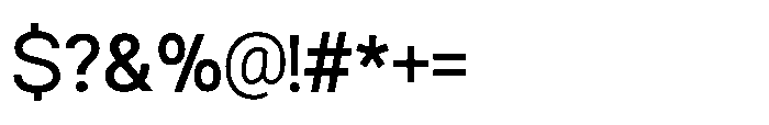 Ariex Nue Regular Font OTHER CHARS
