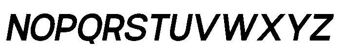 Ariex Nue Semi Bold-Italic Font UPPERCASE