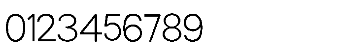 Ariex Nue Thin Font OTHER CHARS