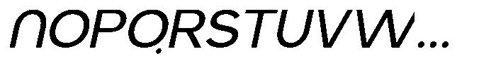 Arint Italic Font UPPERCASE