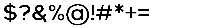 Arint Regular Font OTHER CHARS