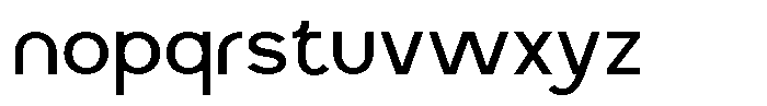Arint Regular Font LOWERCASE