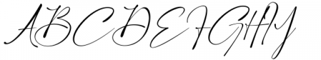 Arinttika Signature Regular Font UPPERCASE