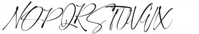 Arinttika Signature Regular Font UPPERCASE