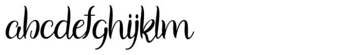 Arionna Regular Font LOWERCASE