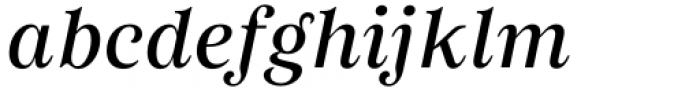 Arise Italic Font LOWERCASE