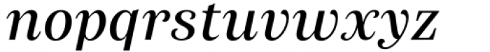 Arise Italic Font LOWERCASE