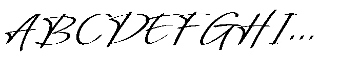 Aristiq Signature Font UPPERCASE