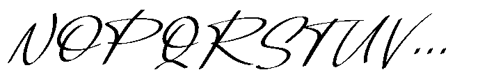 Aristiq Signature Font UPPERCASE