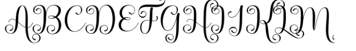 Aristone Script Modern Font UPPERCASE