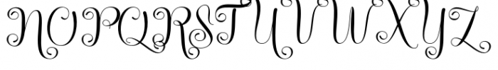Aristone Script Modern Font UPPERCASE