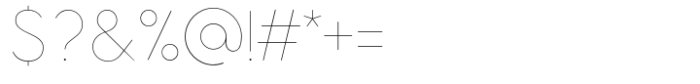 Aristotelica Pro Text Hairline Font OTHER CHARS