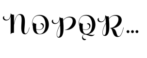 Aristu Font UPPERCASE