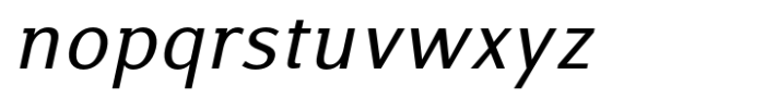 Aritzo Italic Font LOWERCASE