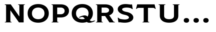 Arkais Bold Expanded Font UPPERCASE
